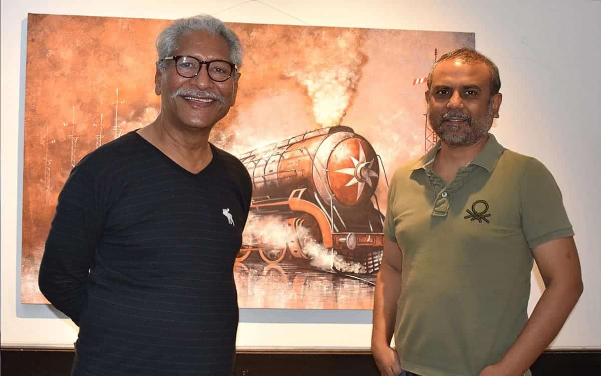 Kishore Pratim Biswas With Rajendra Gupta