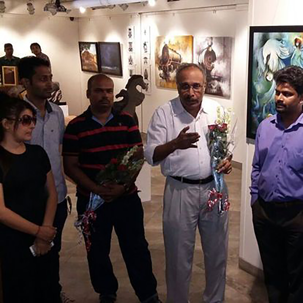 A group Show at Cymroza Art Gallery, Mumbai
