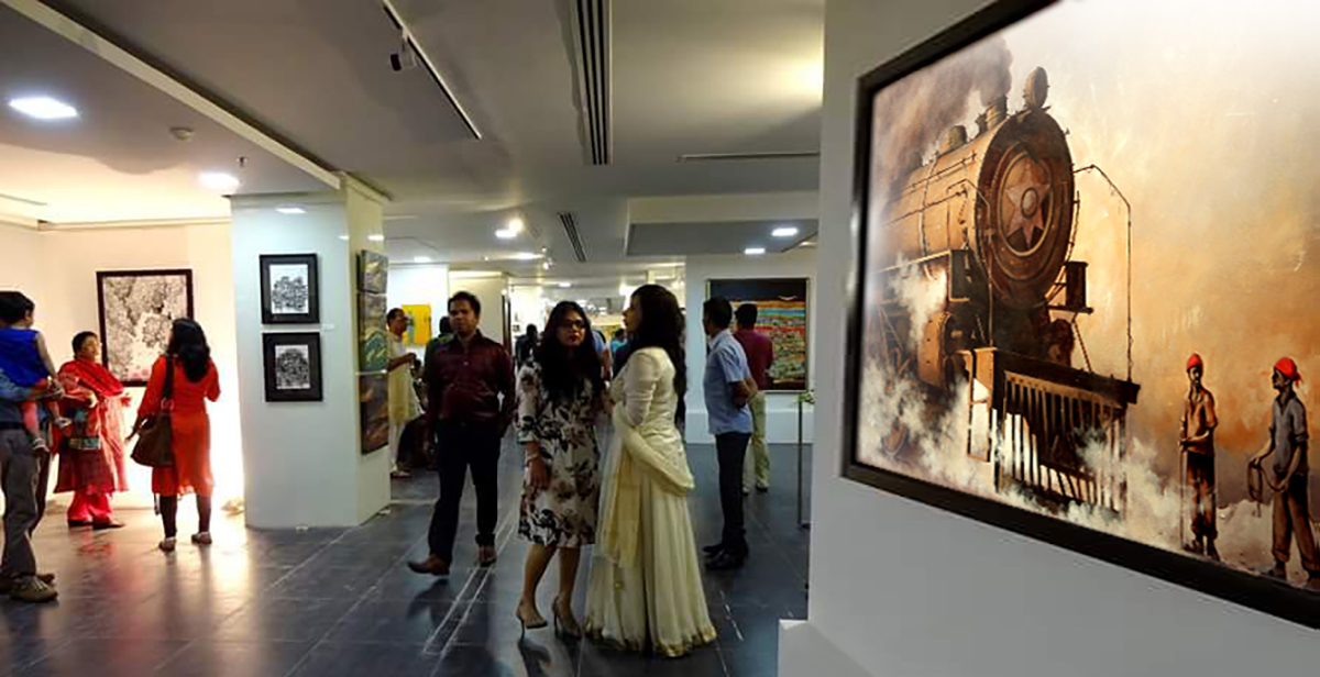 A group Show at ICAC Art Gallery, Mumbai, 2016