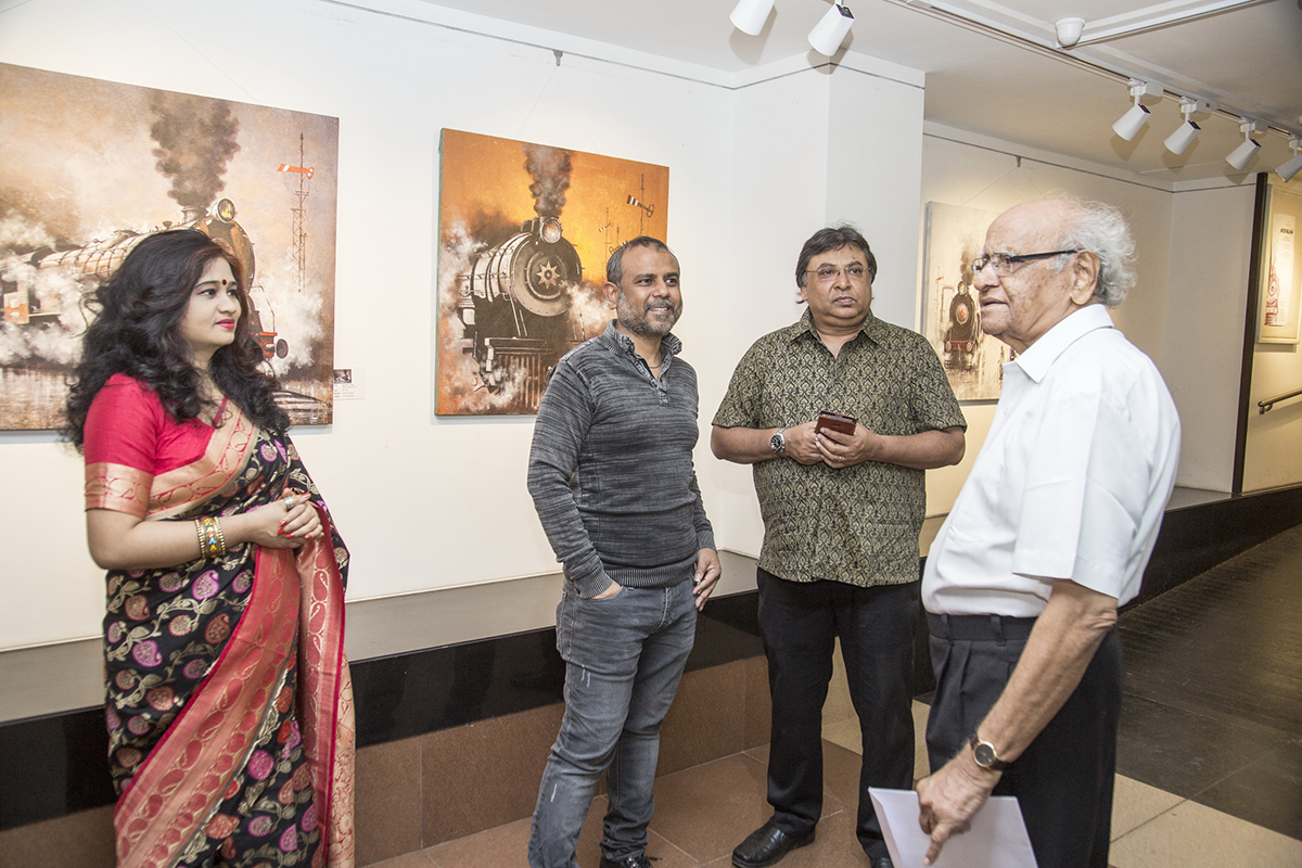 A solo show at Jehangir Art Gallery, Mumbai, 2018