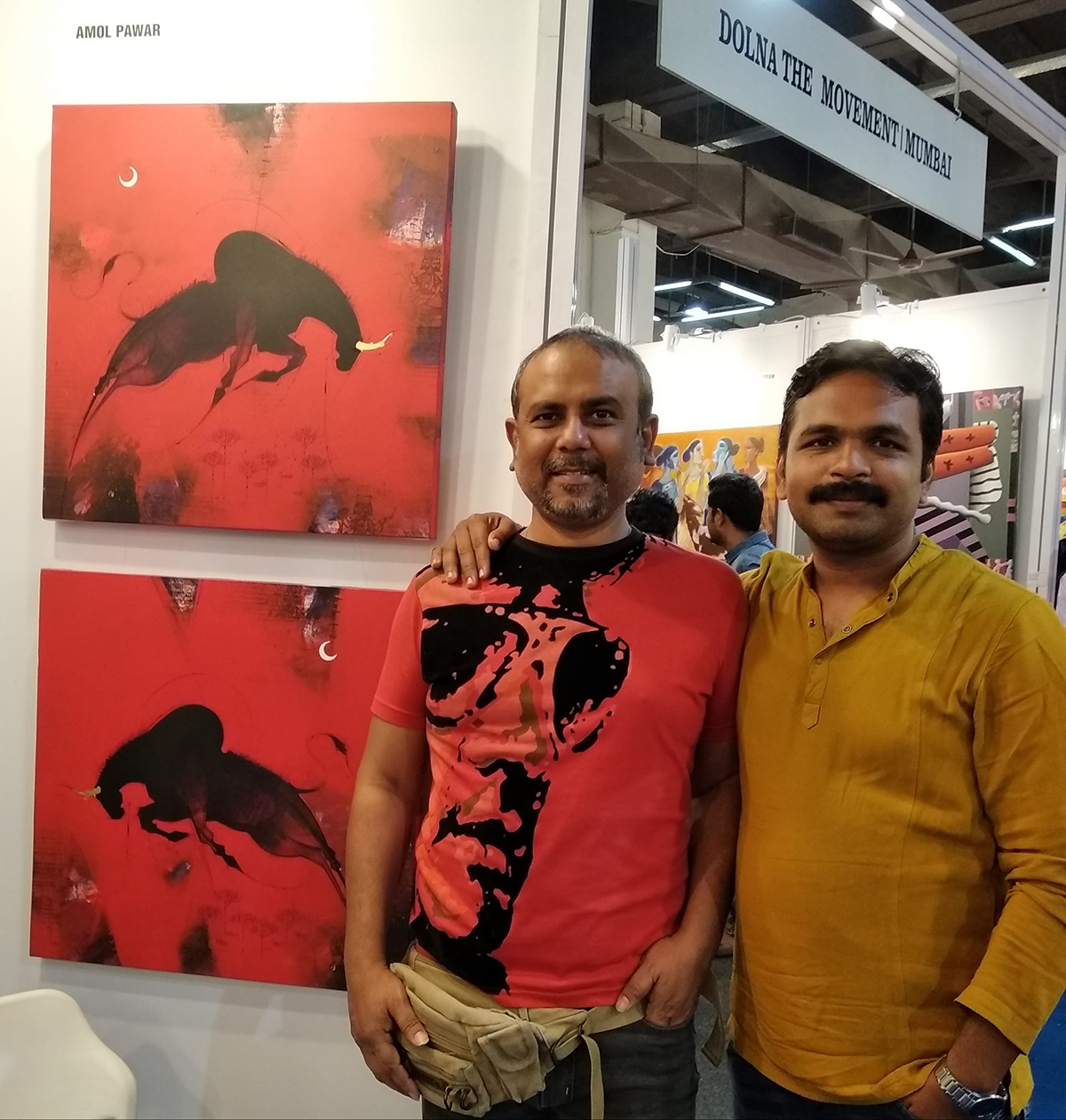 With Amal Pawar at Indian Art Festival, Mumbai