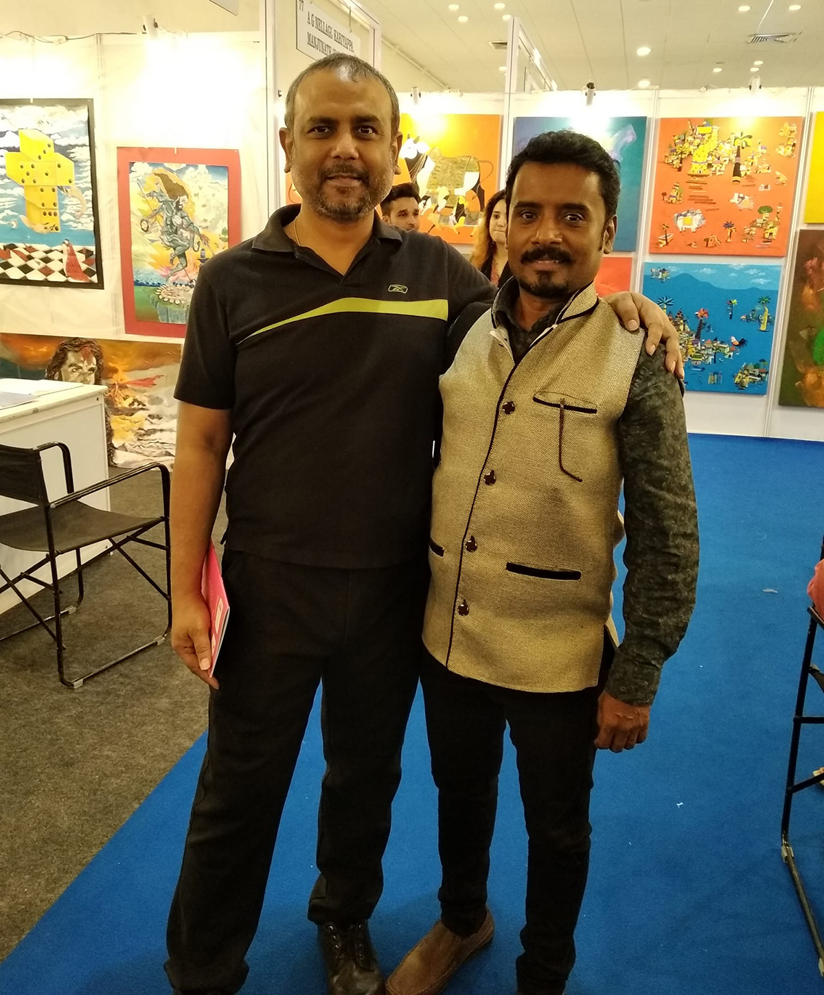 With Dinkar Jadhav